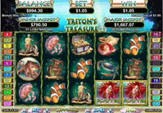 Triton's Treasure slot screenshot